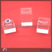 Exquisite clear table acrylic ring/ finger ring display stand/holder