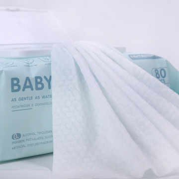 100% Bambusfaser biologisch abbaubare Großhandel Bio antibakterielle Babytücher