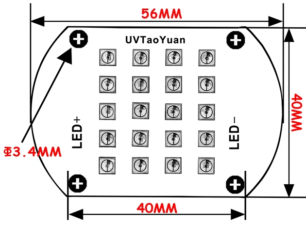 Deep UVC LED Lamp 280nm Module