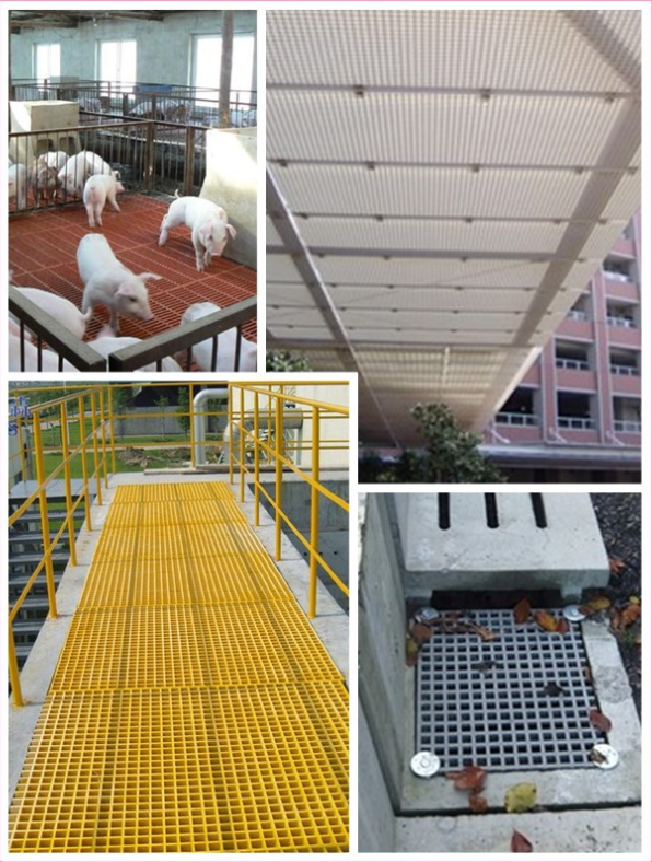 fiberglass molded grating panels for walkway outdoor plastic walkway