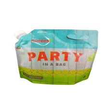 High-end large capacity 5L stand-up plastic food bag