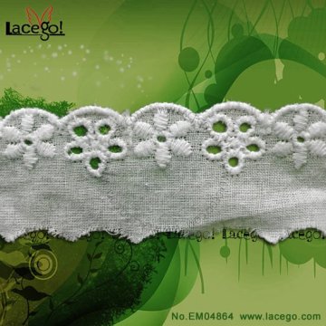 Fashion types of laces for garments wholesale