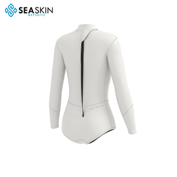 Measkin 3 / 2mm Neopren-Frauen-Brust-Reißverschluss-Surfen-Vollsuit