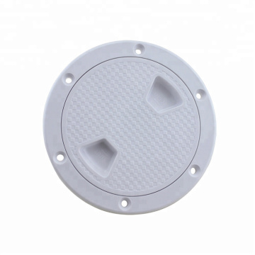 Marine Boat Screw Out Round Abs Deck Inspection Access Hatch Cover