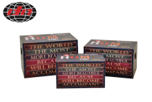 PU Covered Book Wooden Box