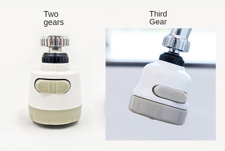 High-pressure Faucet Expander Water-saving Bathroom Kitchen Accessories Supplies Kitchen Gadgets 360-degree Rotatable Bubbler
