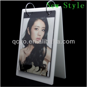 New style acrylic high quality desk flip calendars