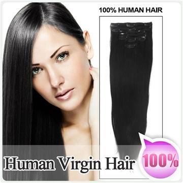 Clip in 100% Brazilian Human Hair
