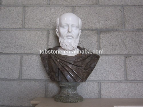 marble stone head sculpture 100% hand