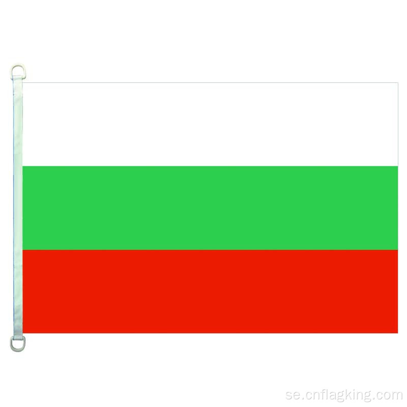 Bulgariens nationella flagga 90 * 150 cm 100% polyster Bulgarien land banner