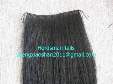 Clip horse mane wefts