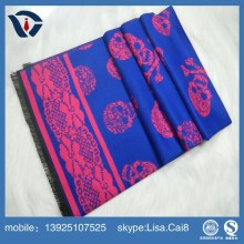 Elegant High Quality Ladies pashmina shawl Jacquard Viscose Scarf