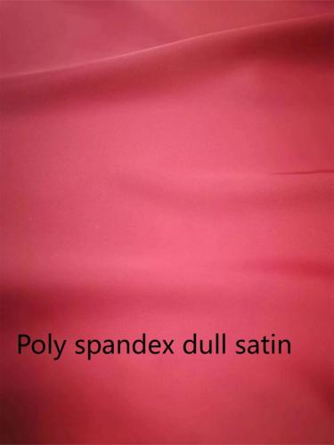 Woven Polyester Spandex Dull Satin Fake Acetate Fabric