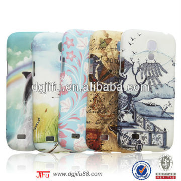 for Samsung Galaxy S4 mini blooms and butterfly back case,for samsung s4 mini case