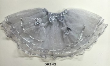 Gray Tutu Party Skirt