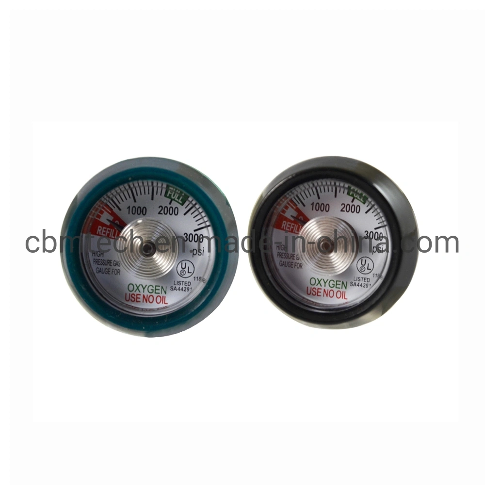 Medical Oxygen Regulator Pressure Gauge with Good Quality