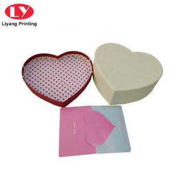 Heart Shape Paper Gift Box For Chocolate Packing