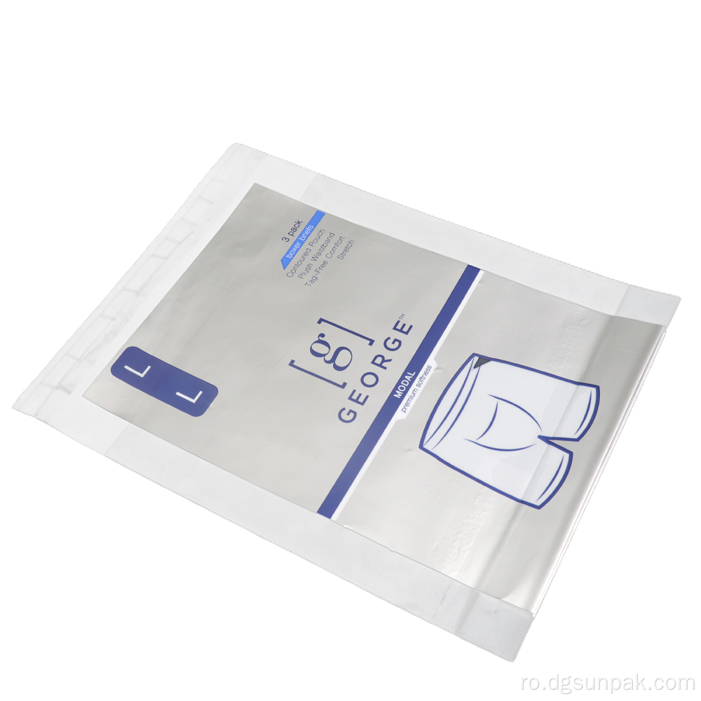 Saci din PE autoadezivi din plastic impermeabil, cu garnitură inferioară