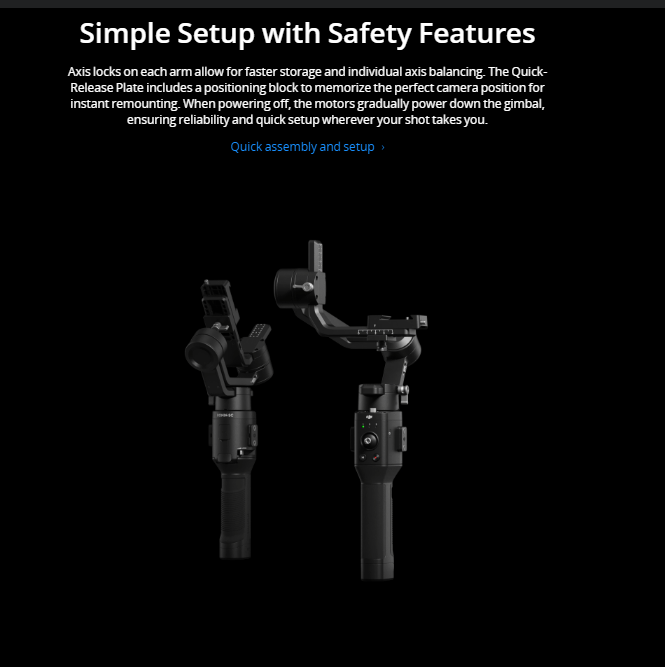 In stock DJI Ronin SC standard version Single-Handed 3 Axis Stabilizer with free ronin S/SC handgrip mount