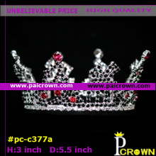 Small round christmas tree pageants tiaras crowns