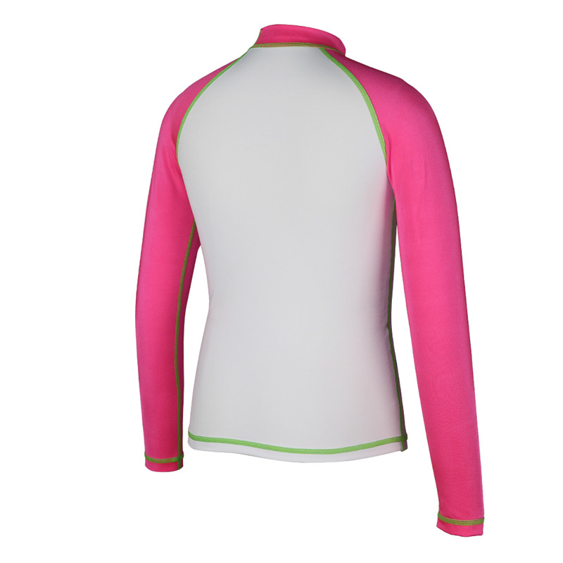 Rashguard en gros de la peau de mer avec upf 50+ natation