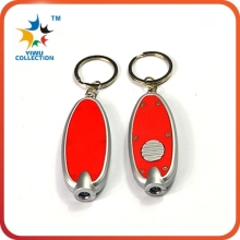 promotional gifts heart shaped metal led key ring