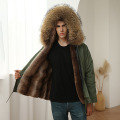 Mens Parka Coat with Fur High Quality Wholesale