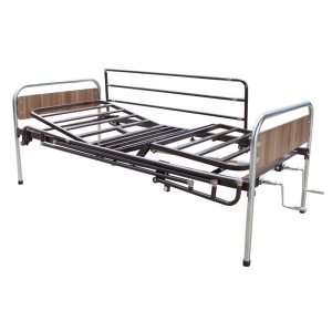 Adjustable Manual Nursing Bed With 2 Cranks