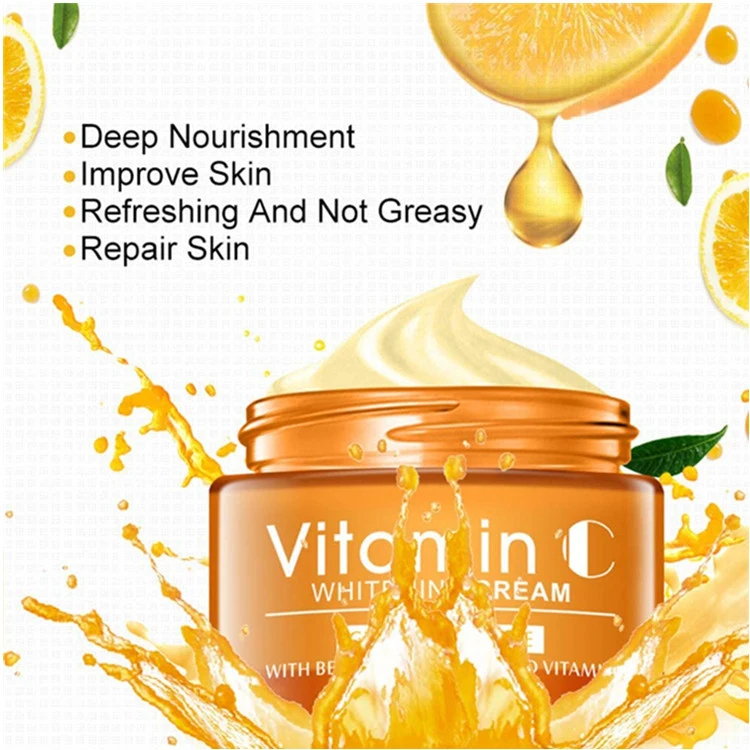 Natural Whitening Cream Vitamin C Glow Moisturizing Multi-Function Cream