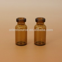 small amber glass vials for injection and steroids