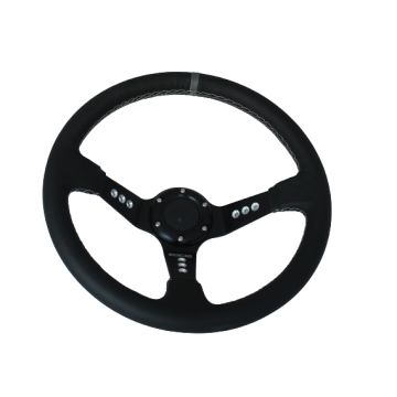 TRAPLY Custom Color Leather Steering Wheel for Racing Simulators PS4