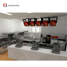 KFC Burger Fast Food Restaurant Equipment and Kitchen Layout Design