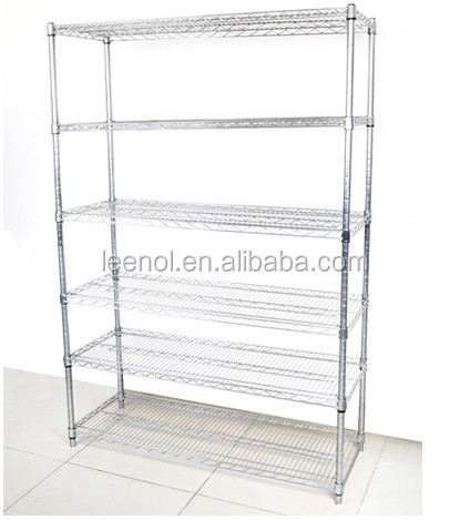 Chrome Wire Mesh Shelf Metal Wire Shelves ESD Wire Trolley