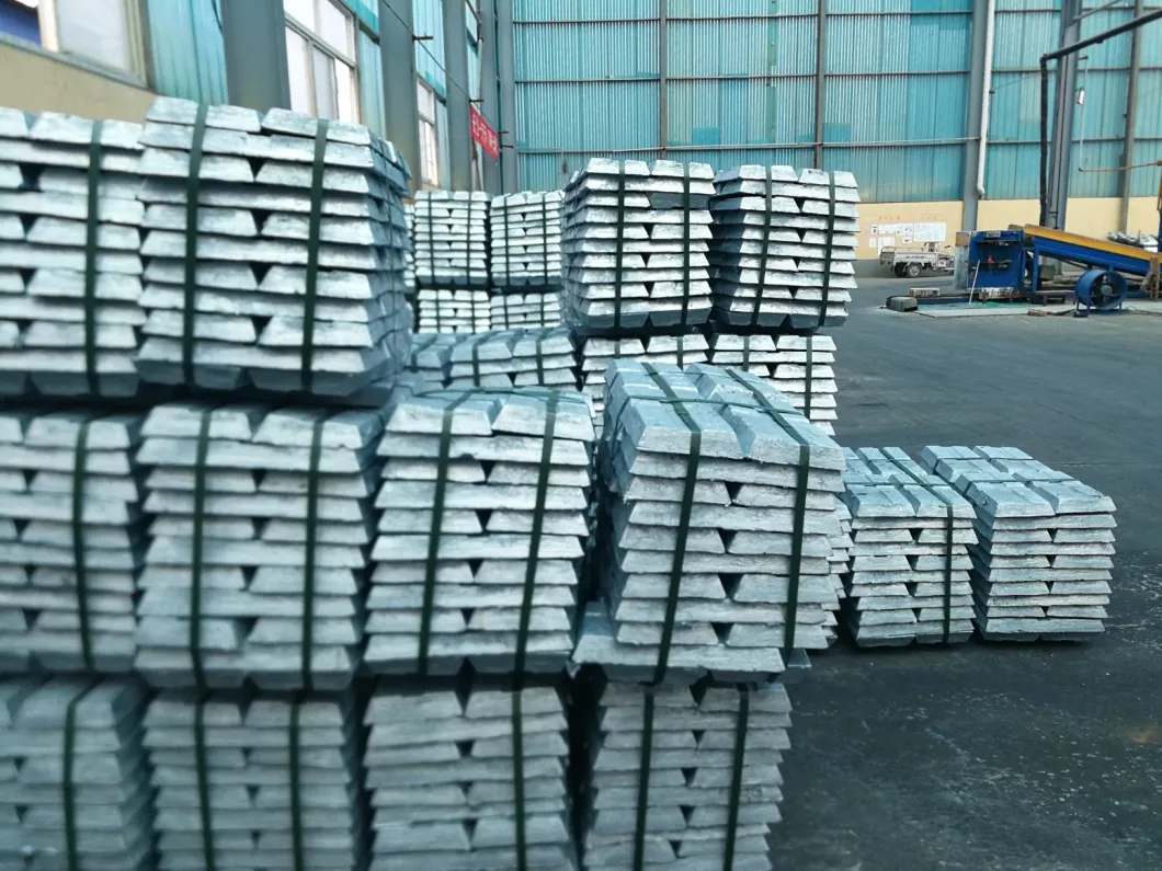 Chinese Suppliers Produce High Quality 99.99 Pure Metal Zinc Ingots for Export