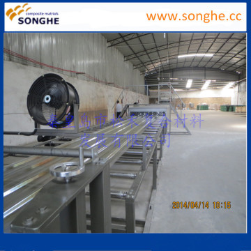 frp sheet forming production line