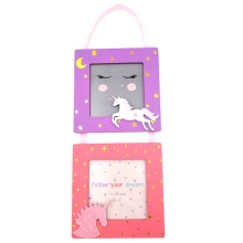 Wall Hanging Set 2Pcs Combination Wood Photo Frame