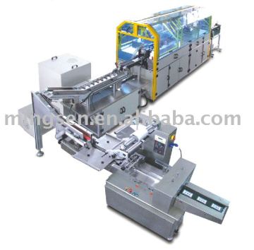 Automatic card wrapping facility