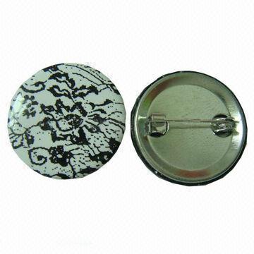 Promotional Fashionable Metal Button Badge, Prevents Oxidation, Waterproof, Protective