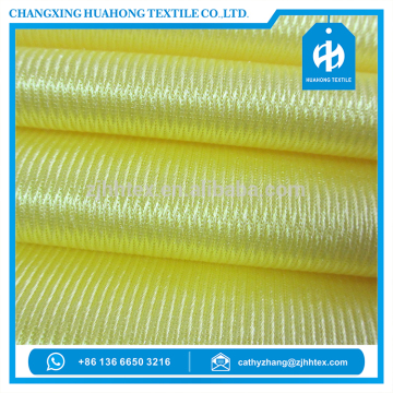 100% Polyester tricot knitted dazzle plain fabric