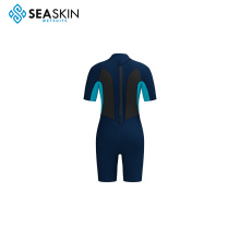 Seaskin kızlar kısa kol kısa bacak wetsuits dalış