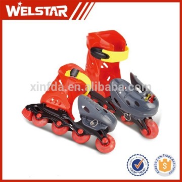 Plasctic Toys Roller Skate Shoes Colorful Inline Skate Shoes for Outdoor Entertainment Inline Skate Children's Games