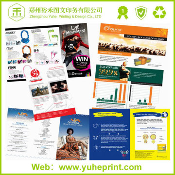 full color digital printing for lcd brochure
