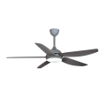 Grey Decorative Ceiling Fan with 5-Blades