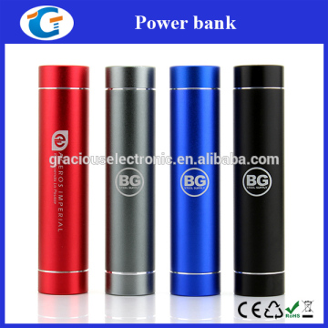 External power bank for Custom solution LOGO Power Bank 2200 2600 mah cylinder