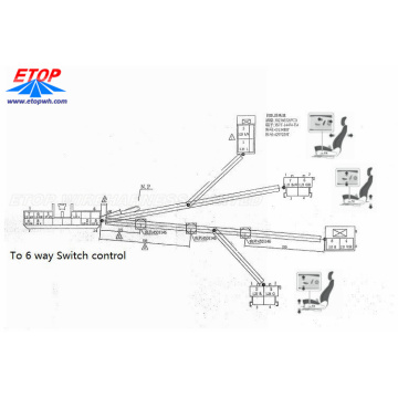 Vehicle Power Seat Wiring Harness Assembly