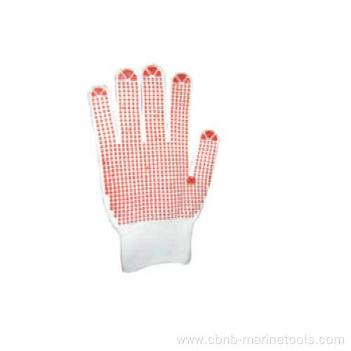 Cotton Working Gloves Non-slip Dots