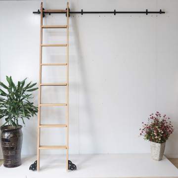 Barn Boor Ladder Rustic Black Sliding Barn Ladder