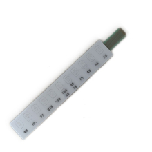 LED backlighting capacitive touch membrane switch keypad