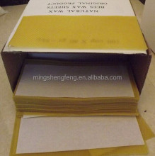 Bulk beeswax comb foundation beeswax foundation sheet