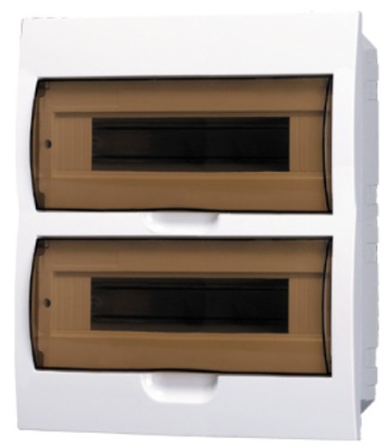 CE-approved Plastic Electrical Box, Inside with Rail and Copper Terminal Block